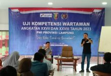 PWI Lampung Adakan UKW Angkatan XXVII dan XXVII dan XXVIII 2023