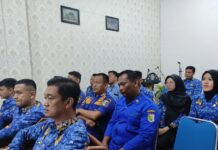 Sosialisasi Dan Simulasi Tanggap Darurat Kebakaran Rutan Sukadana, Gandeng BPBD Dan Damkar