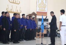 Ketua PWI Provinsi Lampung Lantik Pengurus PWI dan IKWI Kabupaten Lampung Timur 2023-2026