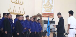 Ketua PWI Provinsi Lampung Lantik Pengurus PWI dan IKWI Kabupaten Lampung Timur 2023-2026