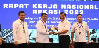 Bupati Lampung Tengah Menghadiri Pembukaan Rakernas XV Apkasi 2023 dan Apkasi Otonomi Expo 2023