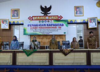 Bunda PAUD Lamteng Buka Rakor Pokja Bunda Paud