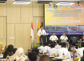 Bupati Lamteng Buka Acara Pembentukan Tim Pelaksana Kegiatan Dalam Rangka Fasilitasi Penanaman Modal Perizinan Berusaha dan Non Perizinan