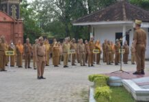 Mewakili Bupati, Rusmadi Pimpin Apel