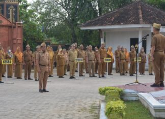 Mewakili Bupati, Rusmadi Pimpin Apel