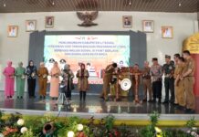 Bupati Lamteng Hadiri Peresmian 1000 Taman Bacaan