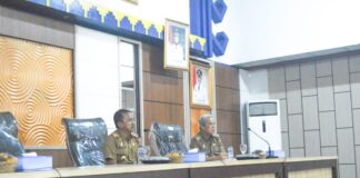 Sekda Lamteng Buka Rakor Bulanan Ruang Lingkup Kab. Setempat