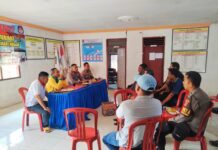 Kapolsek Batanghari Nuban Himbau Warga Kedaton I di Pertemuan “Jum’at Curhat”