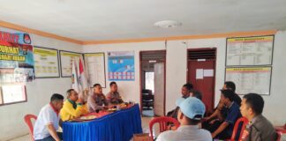 Kapolsek Batanghari Nuban Himbau Warga Kedaton I di Pertemuan “Jum’at Curhat”