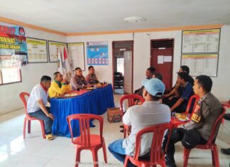 Kapolsek Batanghari Nuban Himbau Warga Kedaton I di Pertemuan “Jum’at Curhat”