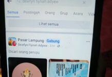 Warga Sukadana Laporkan pemilik Akun Sosmed “Dewfyn Fiynah Adyew” ke Polres Lampung Timur