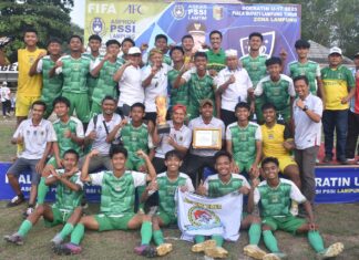 Persilamtim Juara Piala Soeratin U-17 Zona Lampung