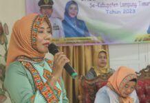 Ketua TP PKK Lamtim Gelar Pembinaan 10 Program Pokok PKK