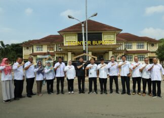 Bupati Lamtim M Dawam Rahardjo terima Kunjungan Dirjen Kemendes