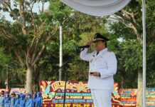 Wakil Bupati Lamtim Azwar Hadi Jadi Inspektur Upacara Peringatan Hari Pahlawan Tahun 2023