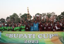 Bupati Lamtim M Dawam Rahardjo Tutup Kompetisi Sepak Bola Bupati Cup Tahun 2023