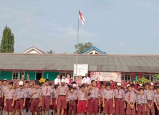 PHE OSES Beri Bantuan Infrastruktur Pendidikan SDN Karya Tani