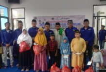 PWl LamTim Gelar Santunan Anak Yatim dan Buka Puasa Bersama