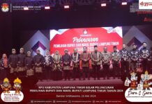 KPU LAMTIM Launching Pemilihan Bupati dan Wakil Bupati Tahun 2024