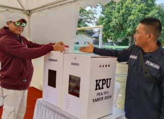 KPU Lampung Timur Gelar Simulasi Pilkada 2024