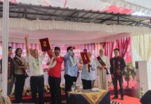 KPU Lampung Timur Gelar Rapat Pleno Terbuka Pengundian Nomor Urut Paslon Bupati dan Wakil Bupati
