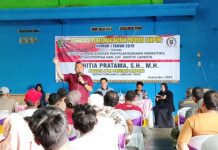 Ketua Granat Lamtim Menggalakkan Bahaya Narkoba saat Jadi Narsum di Giat Sosper Anggota DPRD Provinsi