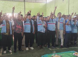 Ratusan Pengurus 11 Parpol Sekecamatan Sekampung Udik Konsolidasi Bersama Cabup Cawabup 01 Ela -Azwar Hadi