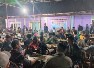 Paslon Bupati dan wakil Bupati, Ela -Azwar buka acara lomba gaple