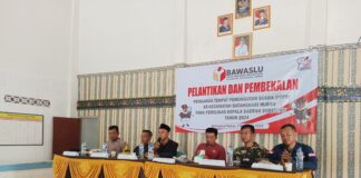 PWI Lampung Timur Gelar Pembekalan Pengawas TPS di Batanghari Nuban