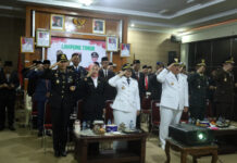 Bupati Lamtim Ela Siti Nuryamah Bersama Forkopimda Mengikuti Detik-detik Proklamasi Secara Viral