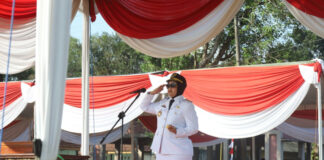 Pimpin Upacara Peringatan HUT Ri Ke- 80 Bupati Ela Ajak Masyarakat Terus Tumbuhkan Semangat Nasionalisme