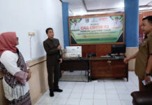 Bupati Lamtim Ela, Cek Langsung kesiapan Layanan Call Center 112