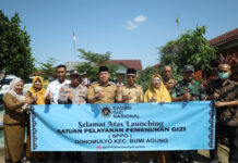 Wabup Lampung Timur Azwar Hadi Launching Program Makan Bergizi Gratis di Desa Donomulyo